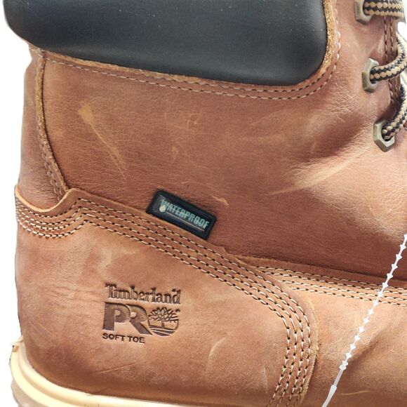 Timberland PRO Waterproof Work Boots Brown Soft Toe Mens 11M Oil Resistant main image 7